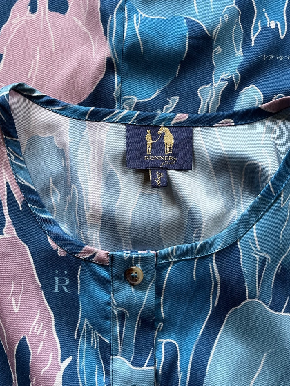 Ronner Design Horse Print Tie-Waist Dress - Picture 6 of 8